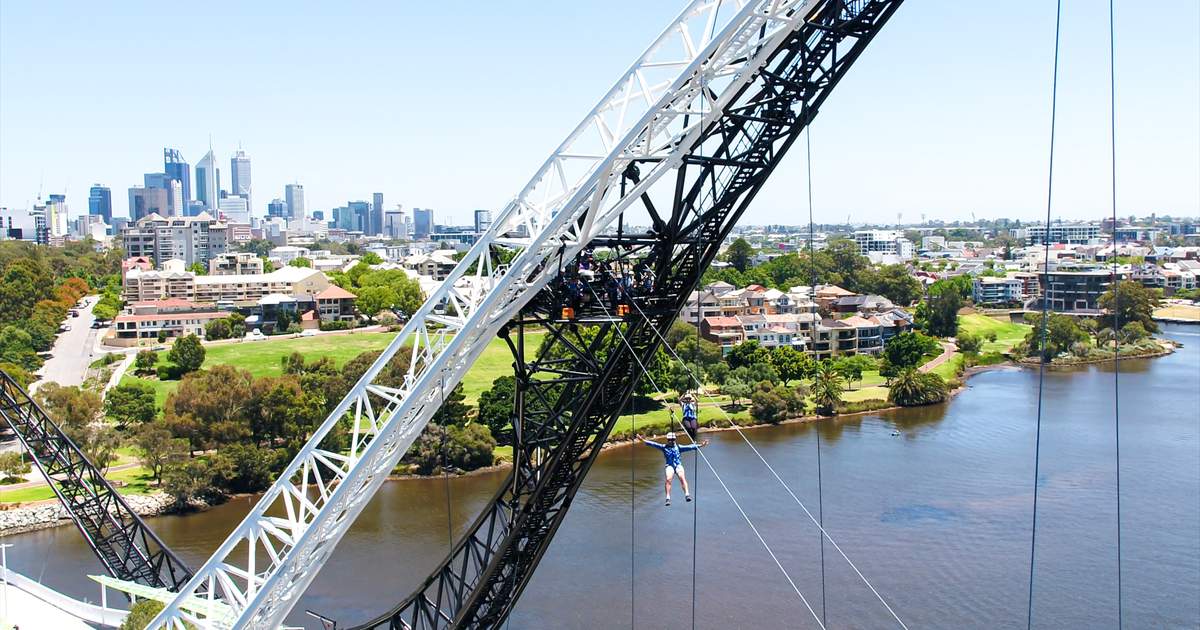 Matagarup Daytime Bridge Climb and Zipline in Perth Klook Australia